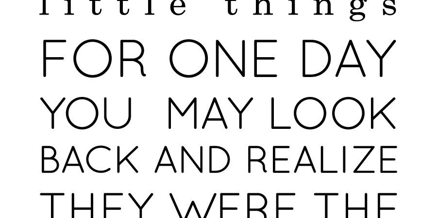 enjoy-the-little-things