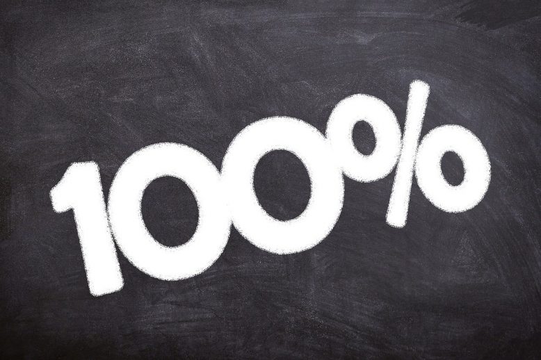 100% Perfectionism can really bother you and won't help your productivity.